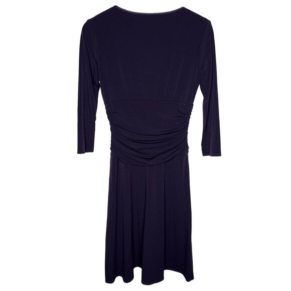 Laundry by Shelli Segal Purple Dress Women’s 6 Fit Flare Cocktail Wedding Guest - Picture 2 of 8